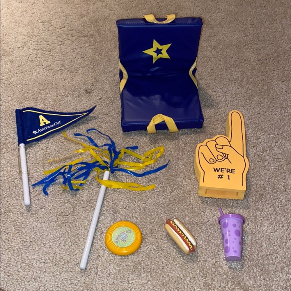 American Girl Doll Cheer Section Set